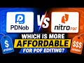 PDNob vs Nitro PDF Which is More Affordable for PDF Editing