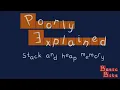 Poorly explained Stack and heap memory