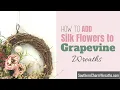 Tip Tuesday Correct Way to Insert Flower Stems into Grapevine Wreaths