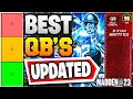 RANKING THE BEST QUARTERBACKS IN MADDEN 23 ULTIMATE TEAM BEST QB MADDEN 23