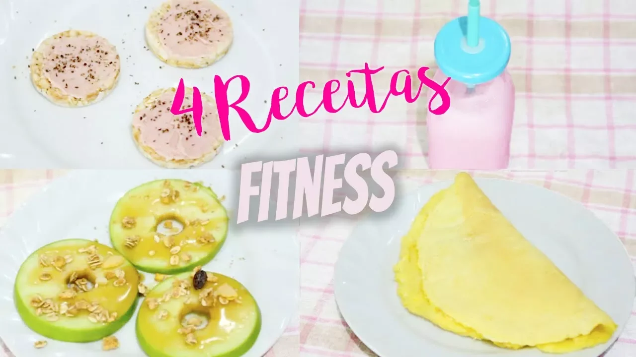 4 RECEITAS SAUDÁVEIS E RÁPIDAS (FITNESS)