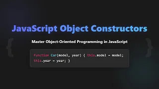JavaScript Object Constructors A Beginner s Guide to Prototypes Inheritance Hindi
