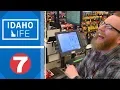 Idaho Life Albertson s worker brings cheer to the checkout line
