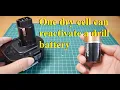 Does this work Revive faulty battery of Black Decker by a dry cell apply to Dewalt Bosch Makita