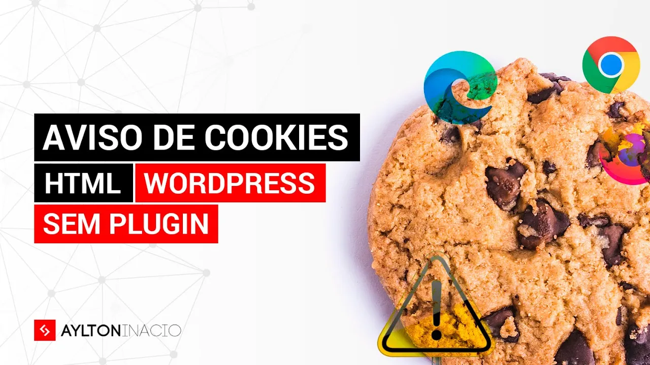 Como colocar um aviso (popup) de cookies no seu site (HTML ou WordPress) sem plugin