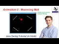 Graphics programming in Java Swing Animation part-2 Bouncing Ball