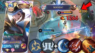 Download GLOBAL LING BEST BUILD \u0026 EMBLEM 2024!! (RECOMMENDED) | LING FASTHAND MANIAC GAMEPLAY MP3