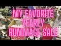 I look forward to this rummage sale every year