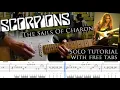 Download Lagu Scorpions - The Sails Of Charon intro guitar solo lesson (with tablatures and backing tracks)