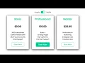 RESPONSIVE PRICING TABLE PRICING CARDS ANIMATION WITH HTML CSS JS MONTHLY ANNUALLY PRICE