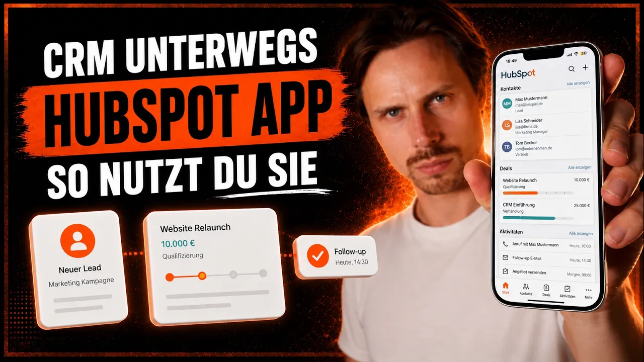 HubSpot Mobile App: So nutzt dein Vertrieb das CRM unterwegs
