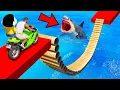 Download Lagu SHINCHAN AND FRANKLIN TRIED IMPOSSIBLE MOTORCYCLE SHARK TUBE RAMP OBSTACLES PARKOUR CHALLENGE GTA 5
