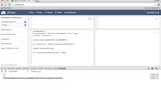 JSON STRINGIFY AND PARSE