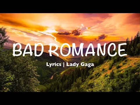 Download MP3 Bad Romance - Lady Gaga (Lyrics)