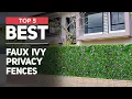 5 Best Faux Ivy Privacy Fences in 2025 Expandable Privacy Fence