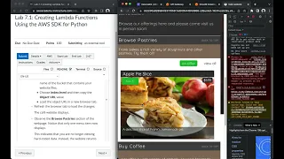 AWS Academy Cloud Developing Lab 7 1 Creating Lambda Functions Using the AWS SDK for Python