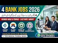 4 Banks Jobs 2026 How to Apply Online Male Female Salary 60 000 PKR Pakistan