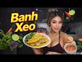 Trying the Crispiest Vietnamese Street Food Banh Xeo