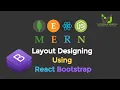 UI Layout Designing using React Bootstrap on frontend MERN STACK Tutorials in Hindi