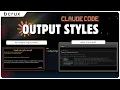 How to Use Claude Code Output Styles 2 Min Guide