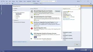 Install SQL Server Data Tools SSDT