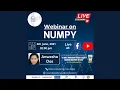 Webinar on NumPy - Indian Cyber Security Solutions
