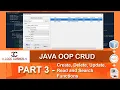 Part 3 CRUD Implementation - OOP CRUD operations using JAVA MySQL and IReport JasperReport