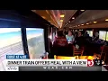 Vermont dinner train offers moving meals with a view