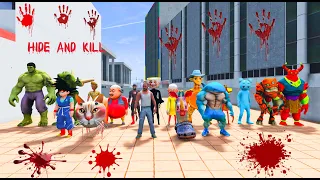 FRANKLINE PLAY HIDE AND KILL IN INDIAN BIKE DRIVING 3D
