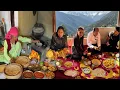 Himachali ਪਹਾੜੀ ⛰️ ਮਾਂ ਦਾ ਦੇਸੀ ਖਾਣਾ 🍪 | ਦੇਸੀ ਚੁੱਲਾ ਤੇ  🔥 | himachal ਦੇ ਪਿੰਡਾ ਦੀ daily routine |