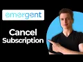 How To Cancel Your Emergent AI Subscription Step-By-Step
