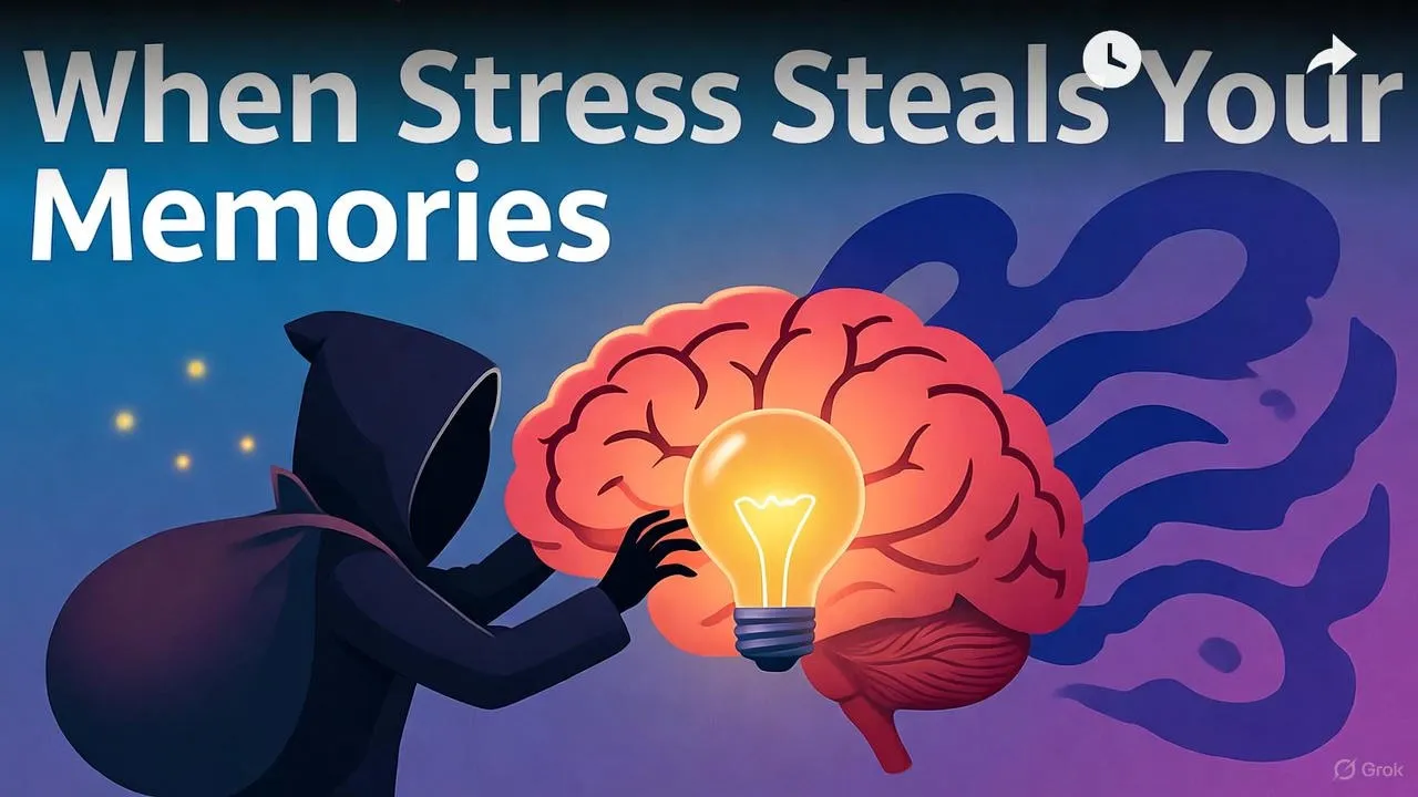“When Stress Steals Your Memories How to Get Your Mind Back”