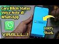 Download Lagu Cara Buat Status WA Pakai Voice Note ~ Voice Note Story WA ~ Fitur Terbaru WhatsApp 2023