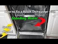 How to Fix a Bosch Dishwasher With Standing Water It was the Water Inlet Valve