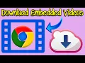 Lagu Download Embedded Videos from any Websites using Dev Tools!
