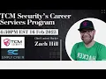 Zach Hill Spittin Hot Fire on TCM Career Services