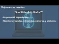Creating Strong Password Spanish