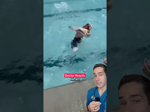 Doctor Reacts: drowning in the pool