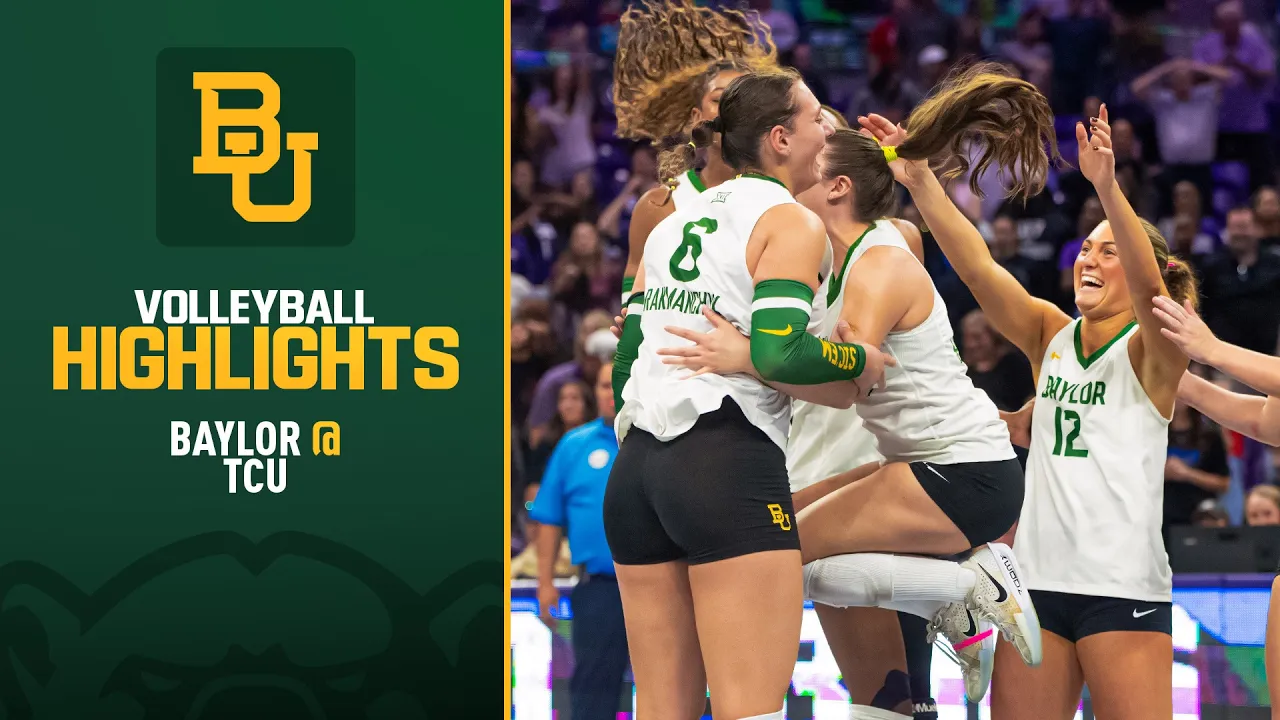 Baylor Volleyball: Highlights vs. TCU | October 18, 2026