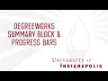 DegreeWorks Summary Block Progress Bars