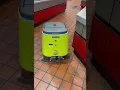Robot cleaning the floor at the Hardeeville QT