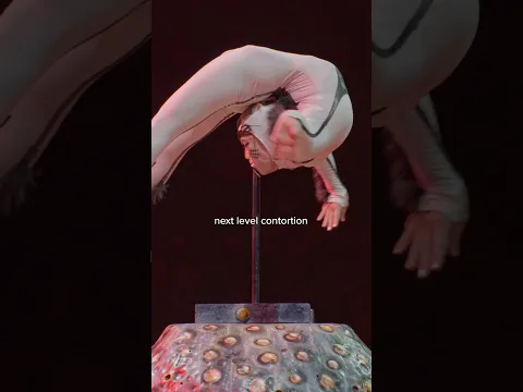 Supporting her body weight with her mouth ONLY 🫣 #OVOCirque | Cirque du Soleil