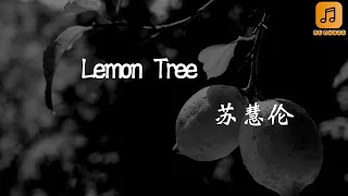 苏慧伦 Lemon Tree 爱多美丽充满香气 只是在心里它总是酸溜溜地 我不懂我自己 越来越像 Lemon Tree 动态歌词Lyrics 