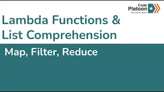 W1D5 Python Lambda Functions List Comprehension 3 of 3