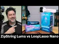 LoopLasso Nano vs ZipString Luma Battle of string shooter toys