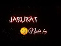 Download Lagu 😈jarurat nahi kisi ki Alon😈 hi sahi he boy's attitude status video black screen 😈