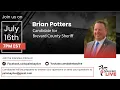 LIVE interview with Brian Potters Candidate for Brevard County Sheriff