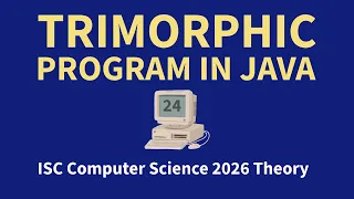 Trimorphic Number in Java using Recursive Method ISC Computer Science 2026 Theory