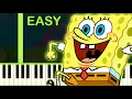 Download Lagu GRASS SKIRT CHASE | Spongebob Squarepants - EASY Piano Tutorial