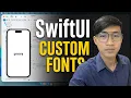 How to Use Custom Fonts in Xcode SwiftUI